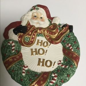Fitz and Floyd Santa Plate